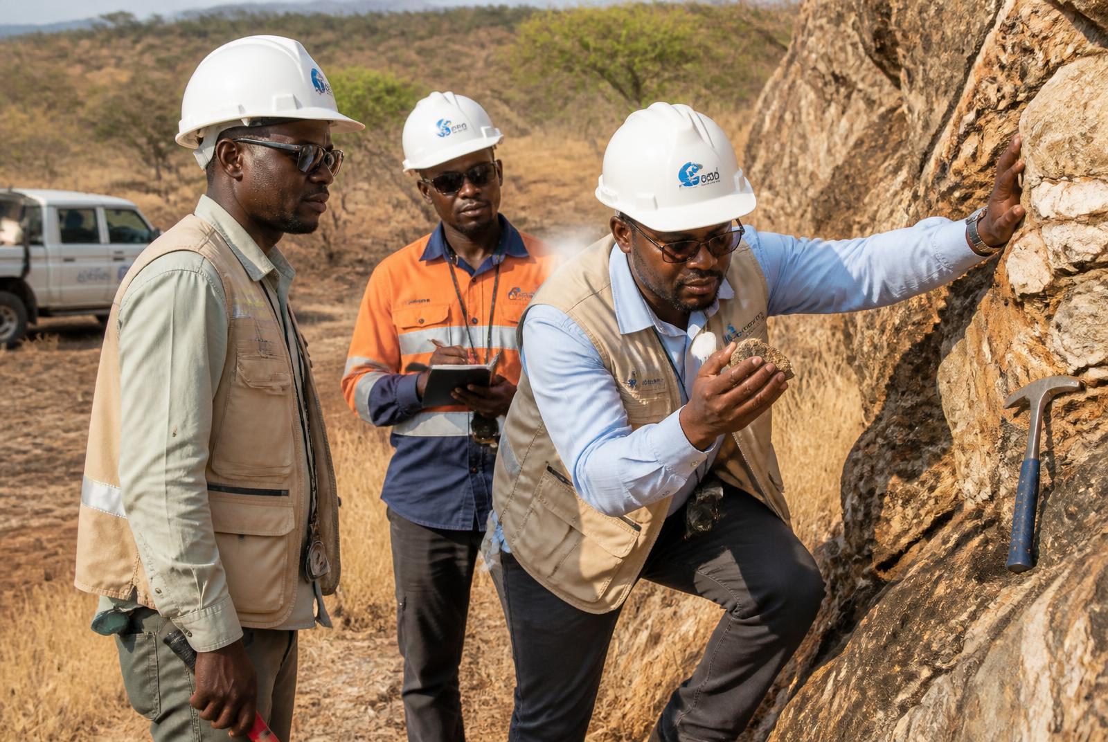 Menxons technical team working together in the field