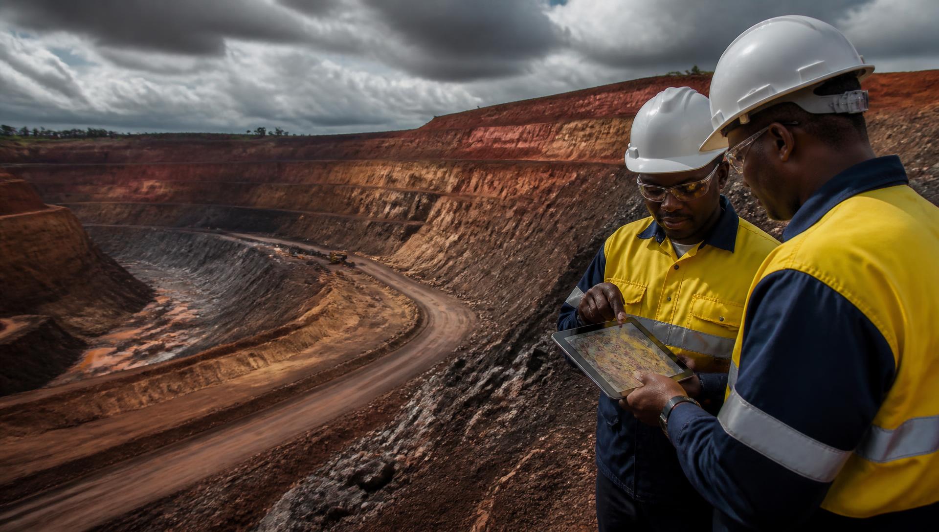 Open-pit mining engineering operation